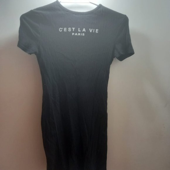 Black Bodycon Dress - Picture 1 of 3